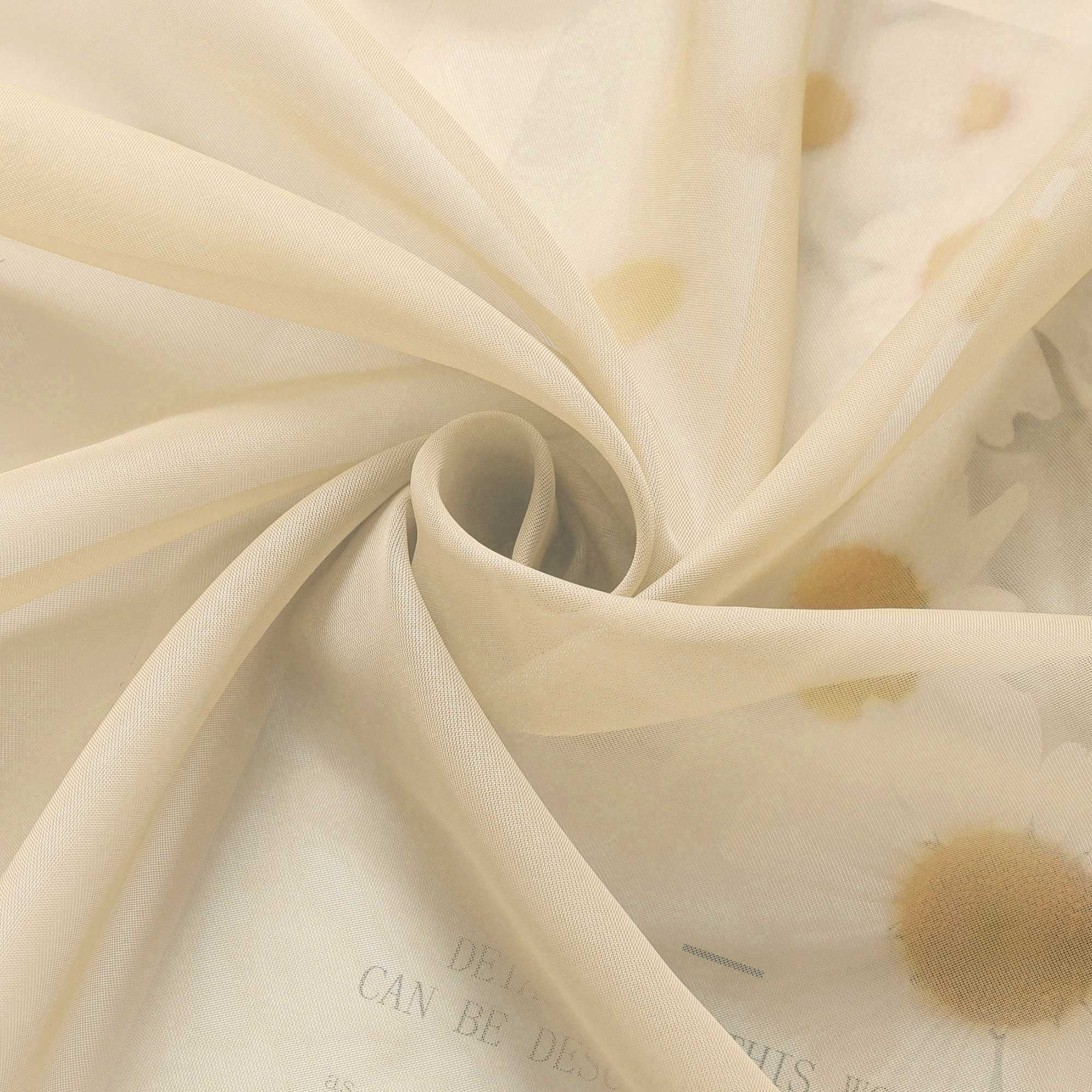 Curtain Solid Color Sheer Classic 1 Piece