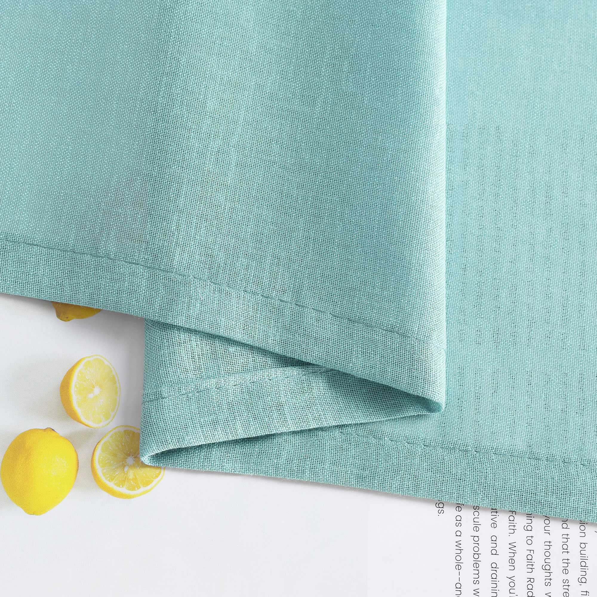 Delien White Roman Shade with Tab-Top Hanging