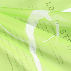 Curtain with White Circle Pattern & Drawstring (1 Piece)