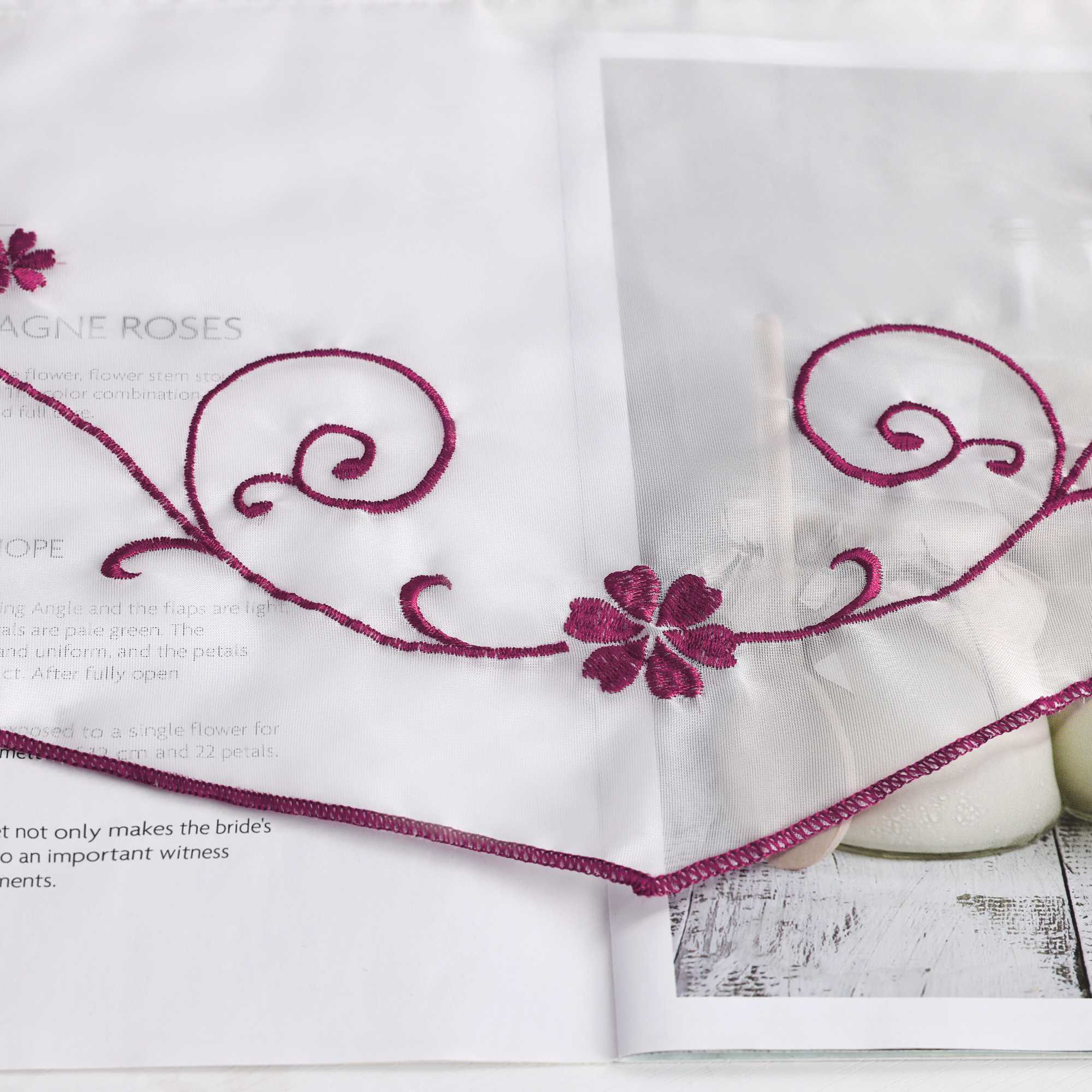 Roman Shade with Floral Pattern Modern Sheer 1 Piece