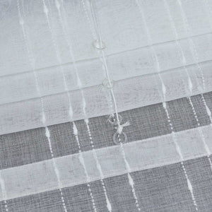 Roman Shade with Decorative Valance and Embroidery 1 Piece