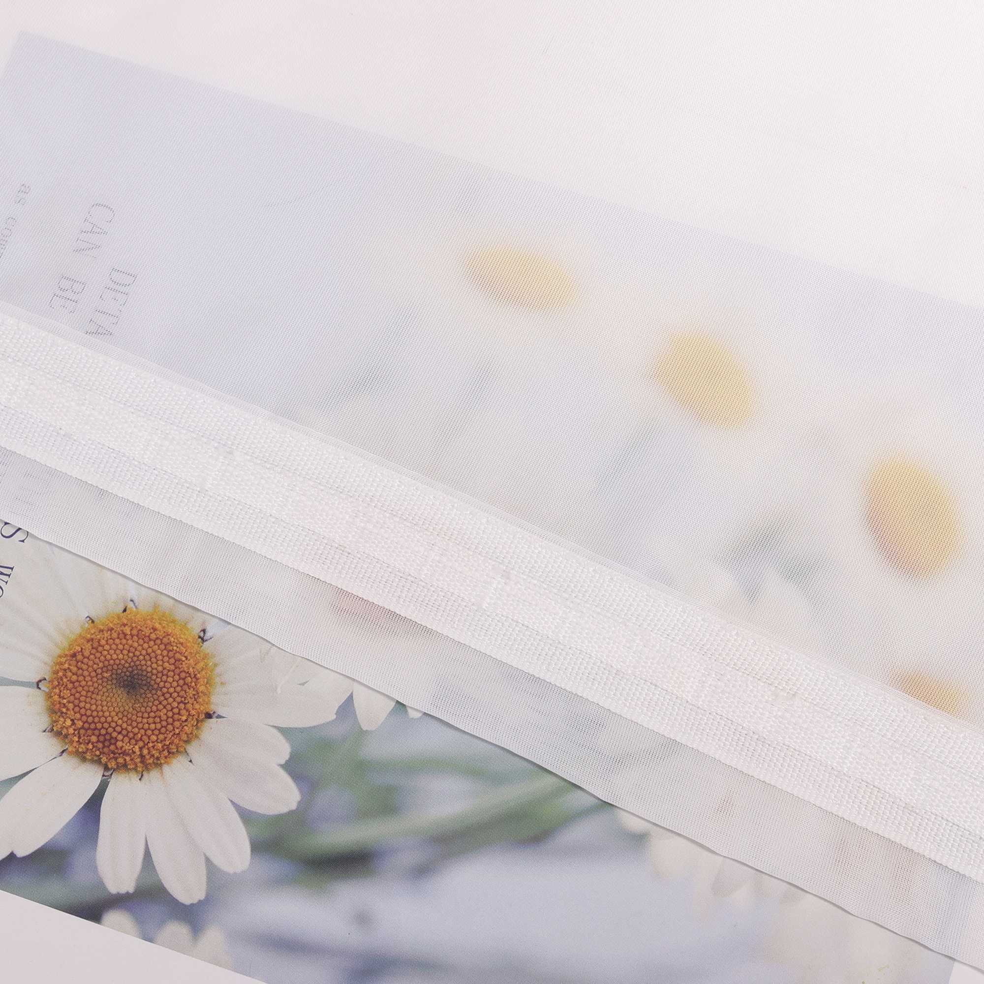 Curtain Solid Color Sheer Classic 1 Piece - White, W x H 145 x 260cm