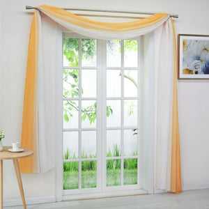 Decorative Curtain Panel with Gradient 1 Piece - Green, W x H 140 x 300cm
