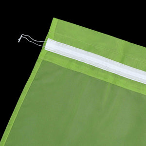 Cafe Curtain with Rod Pocket Gatherable 2 Pieces
