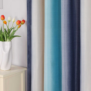 Blackout Curtain with Rod Pocket Gradient 1 Piece