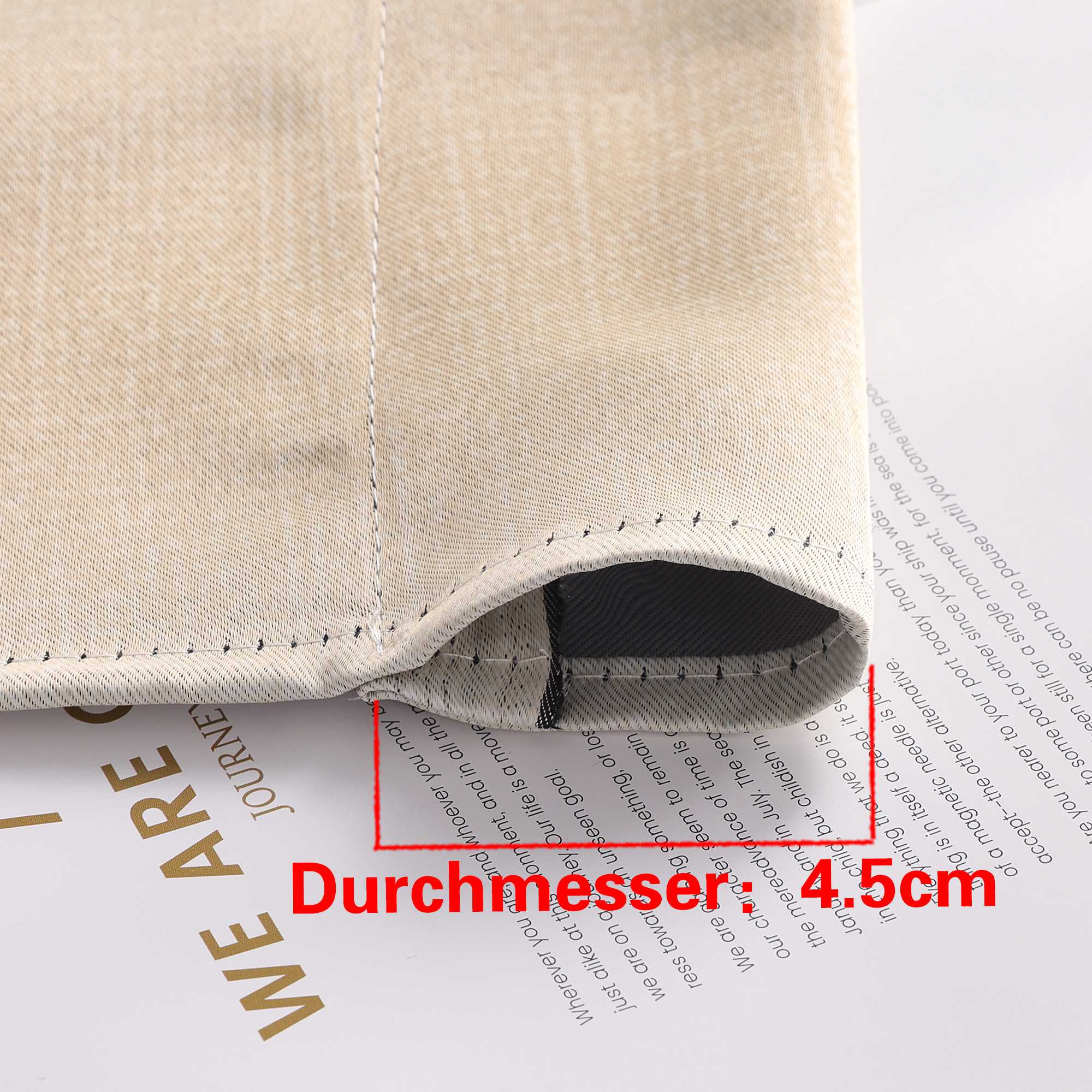 Blackout Curtain with Rod Pocket Gradient 1 Piece