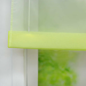 Roman Shade with V-Shaped Tabs Gradient Color Sheer Light Filtering Airy 1 Piece