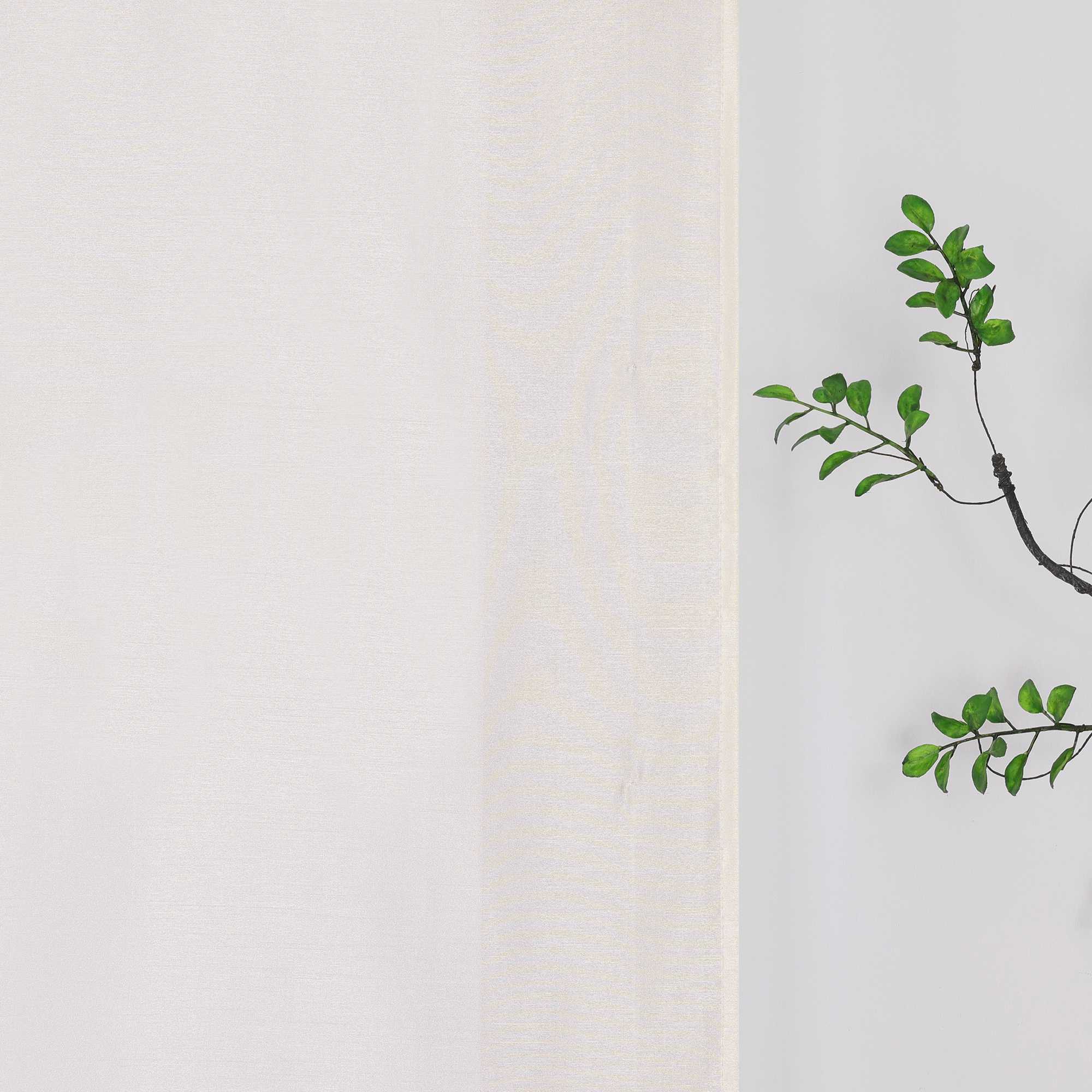 Roman Shade No-Drill Solid Color with Fine Stripes