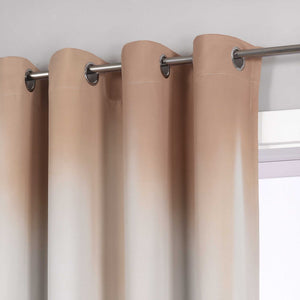 Blackout Curtain with Gradient Grommet Curtain Panel 1 Piece - Purple, H x W 145 x 135cm
