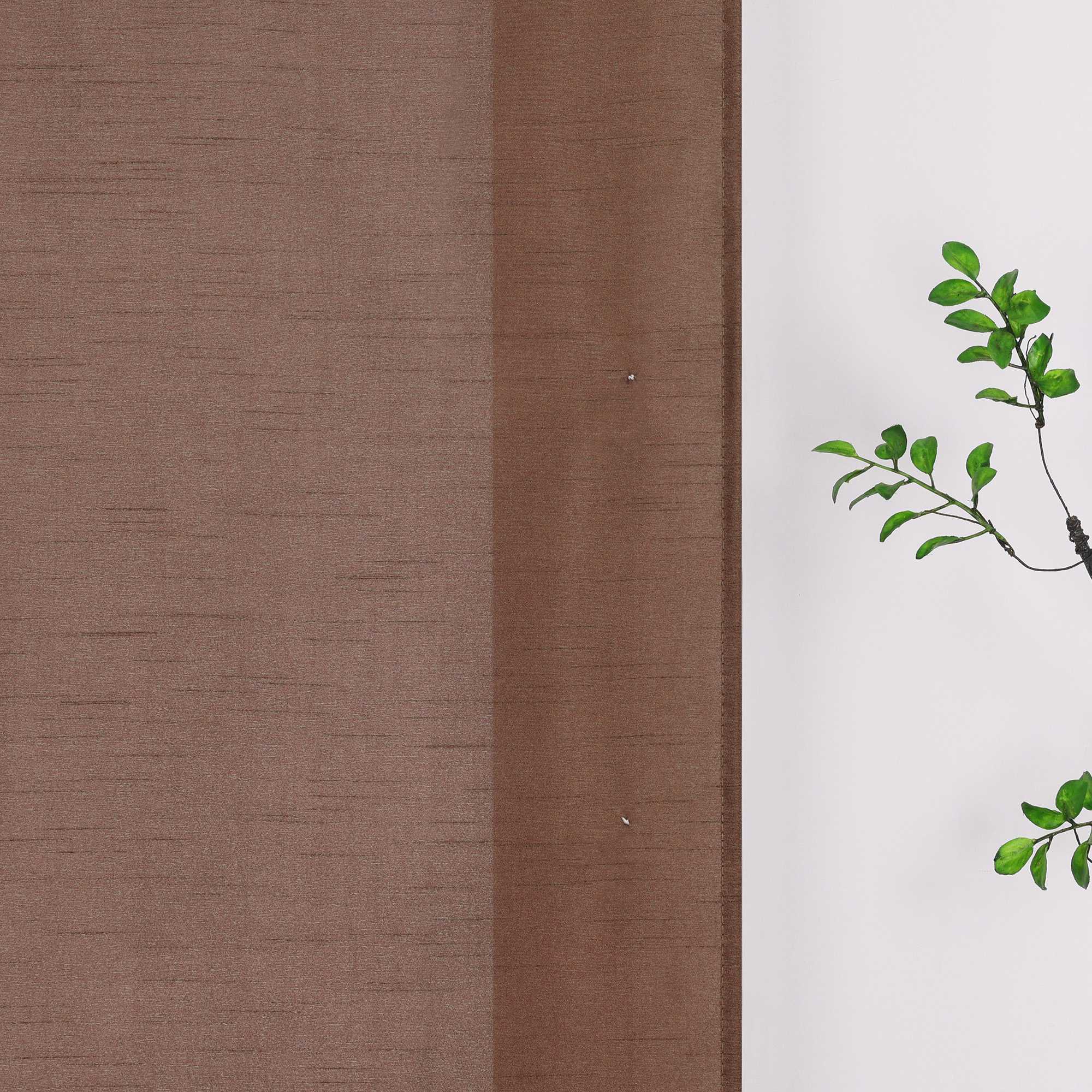 Roman Shade No-Drill Solid Color with Fine Stripes - Gray, W x H 60 x 140cm
