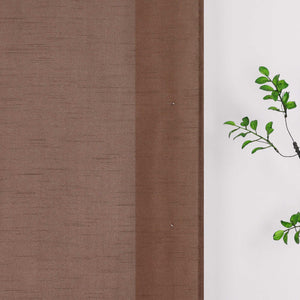 Roman Shade No-Drill Solid Color with Fine Stripes - Gray, W x H 60 x 140cm