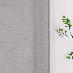 Roman Shade No-Drill Solid Color with Fine Stripes - Brown, W x H 100 x 140cm