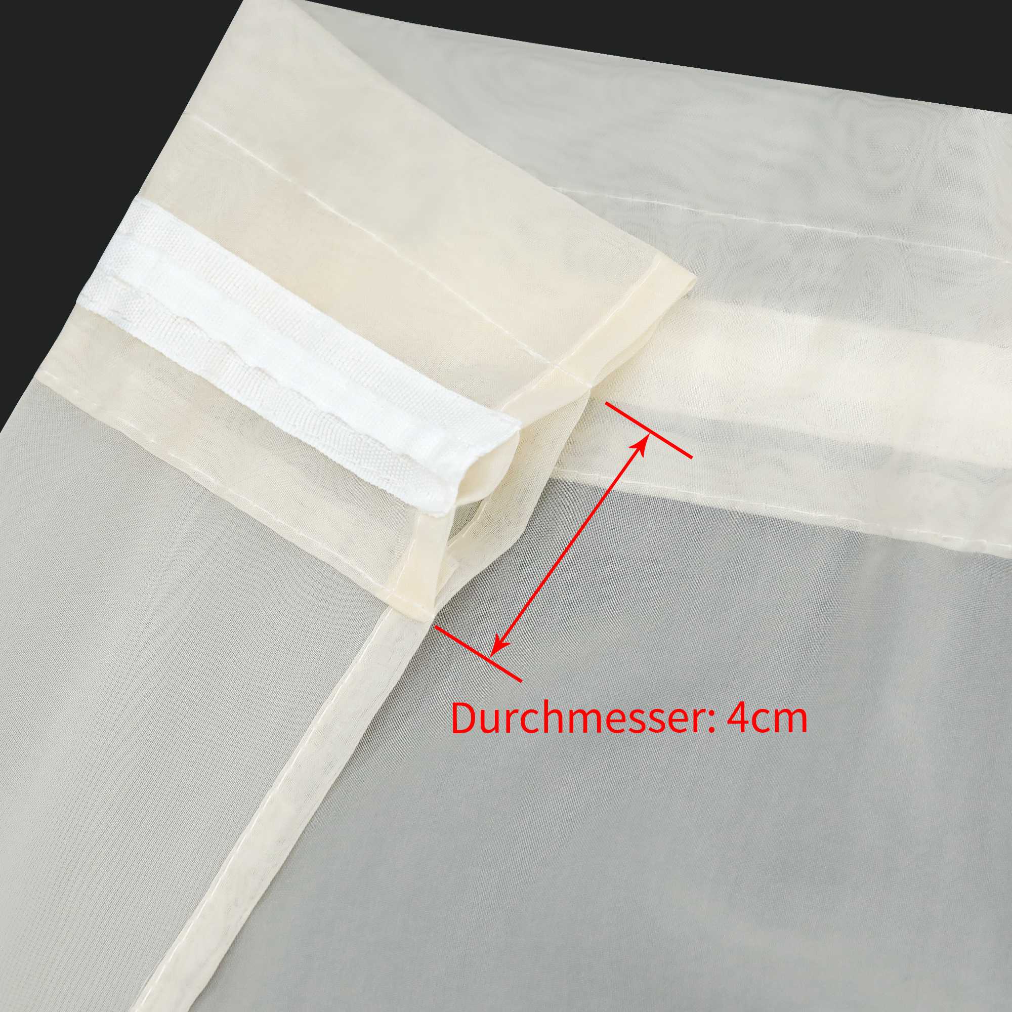 Cafe Curtain with Rod Pocket Gatherable 2 Pieces
