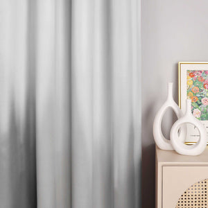 Blackout Curtain with Gradient Grommet Curtain Panel 1 Piece - Orange, H x W 245 x 135cm