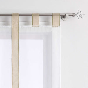 Roman Shade with Bow Design Sheer Height-Adjustable Window Decor 1 Piece