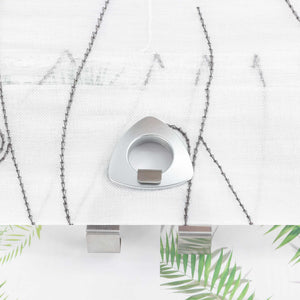 Roman Shade with Circle Pattern and Hook Hanging - sand, W x H 100 x 140cm