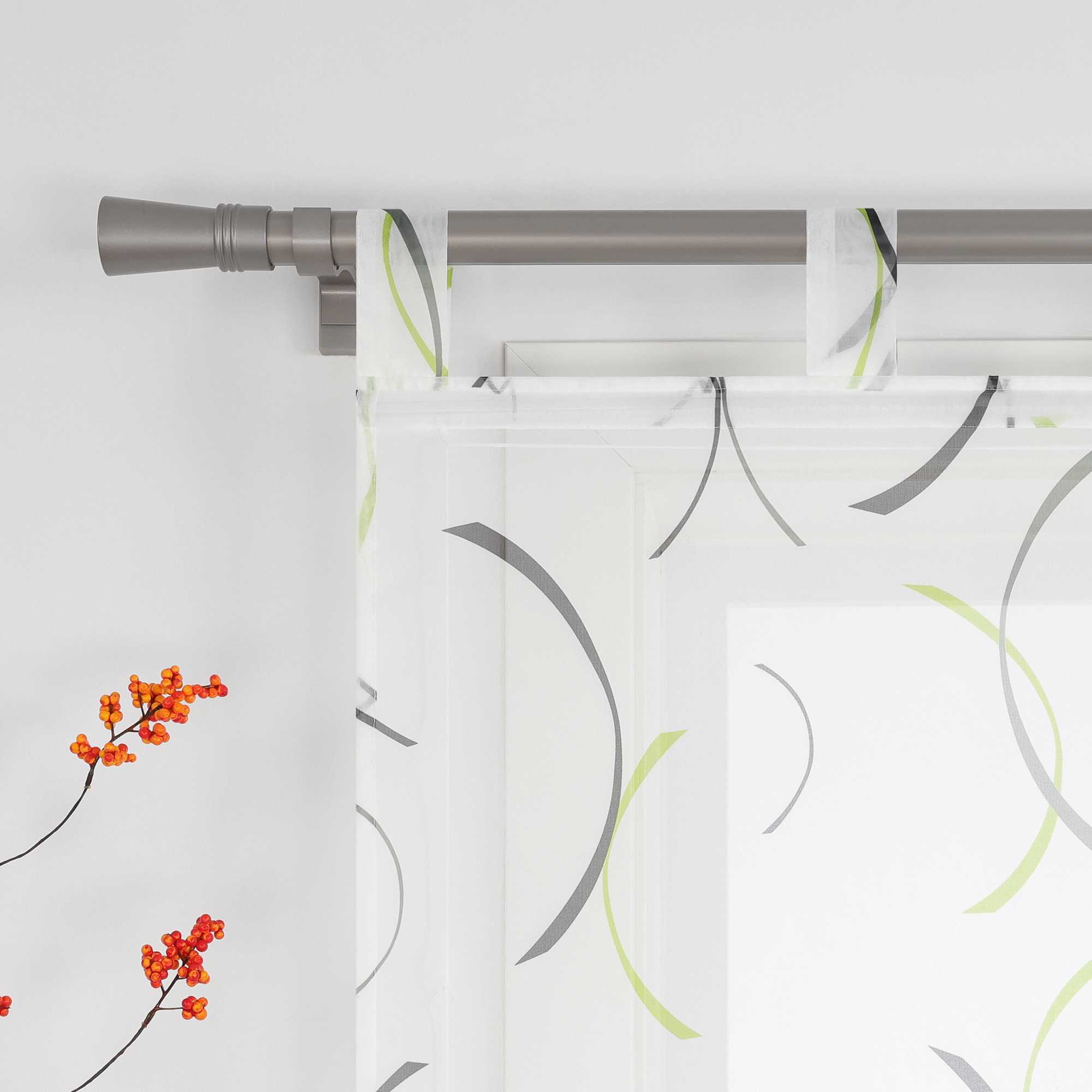 Roman Shade with Printed Clip Design