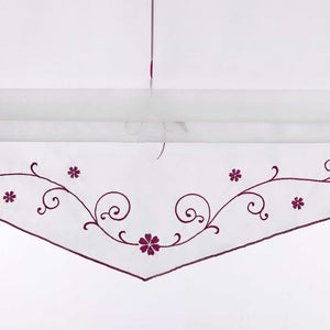 Roman Shade with Floral Pattern Modern Sheer 1 Piece