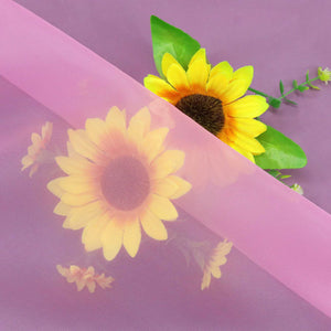 Cafe Curtain with Rod Pocket Gatherable 2 Pieces