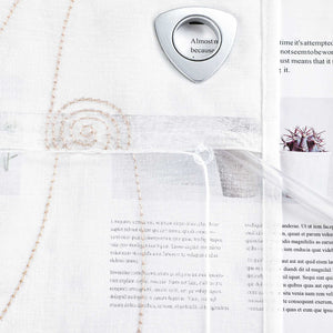 Roman Shade with Circle Pattern and Hook Hanging