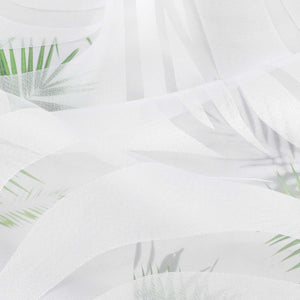 Roman Shades with Circle Pattern - Tab-Top Hanging - White, W x H 120 x 140cm