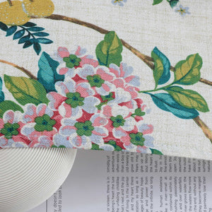 Semi-Sheer Cafe Curtain in Asian Style 1 Piece