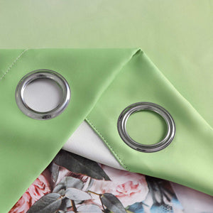 Blackout Curtain with Gradient Grommet Curtain Panel 1 Piece - Sand, H x W 175 x 135cm