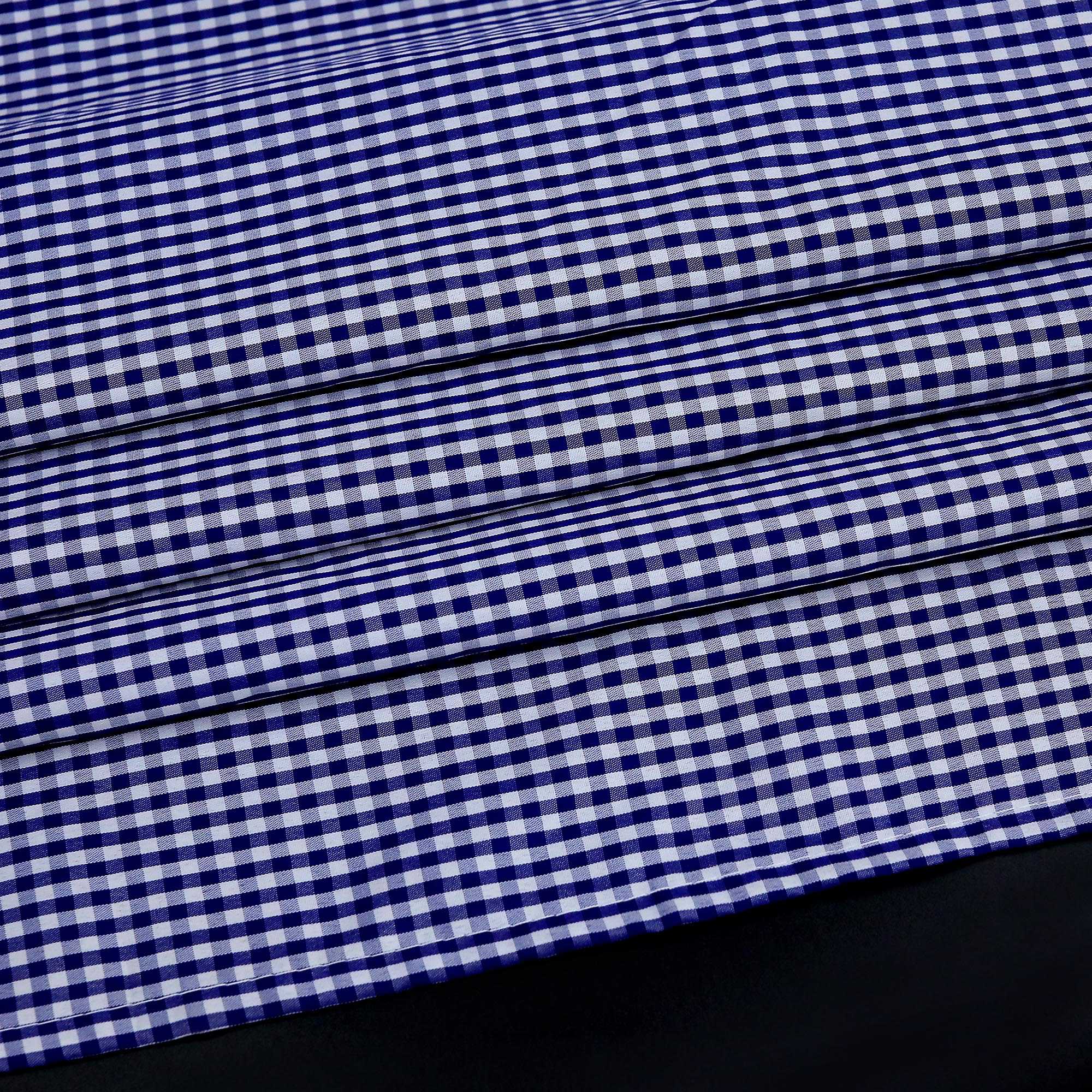 Cafe Curtains in Country Style with Check Pattern Set of 2