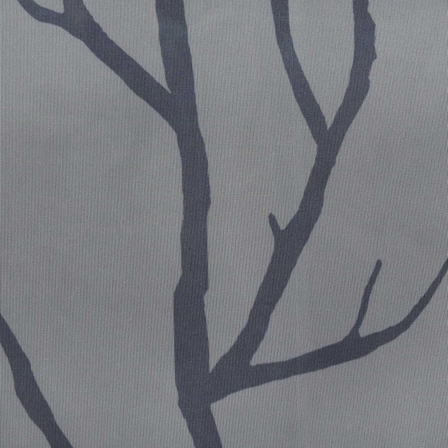 Cafe Curtain Semi-Sheer with Pattern 1 Piece - White, H x W 60 x 90cm