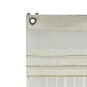 Roman Shade with U-Hooks Striped Pattern Solid Color 1 Piece