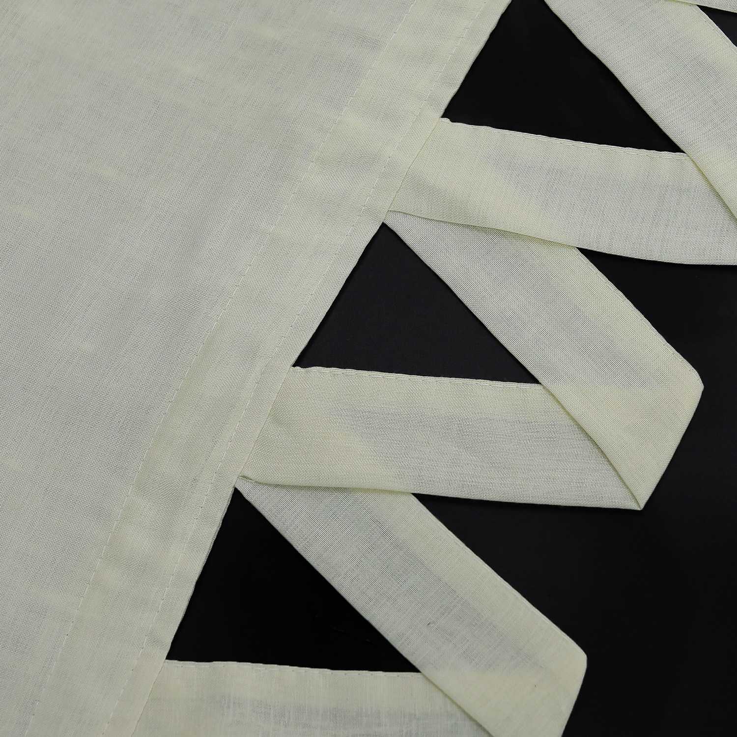 Roman Shade with Decorative Valance and Embroidery 1 Piece