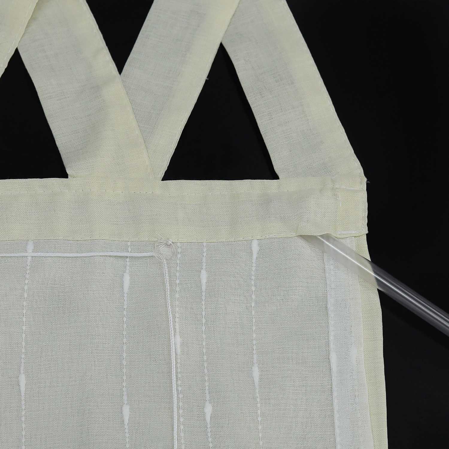 Roman Shade with Decorative Valance and Embroidery 1 Piece