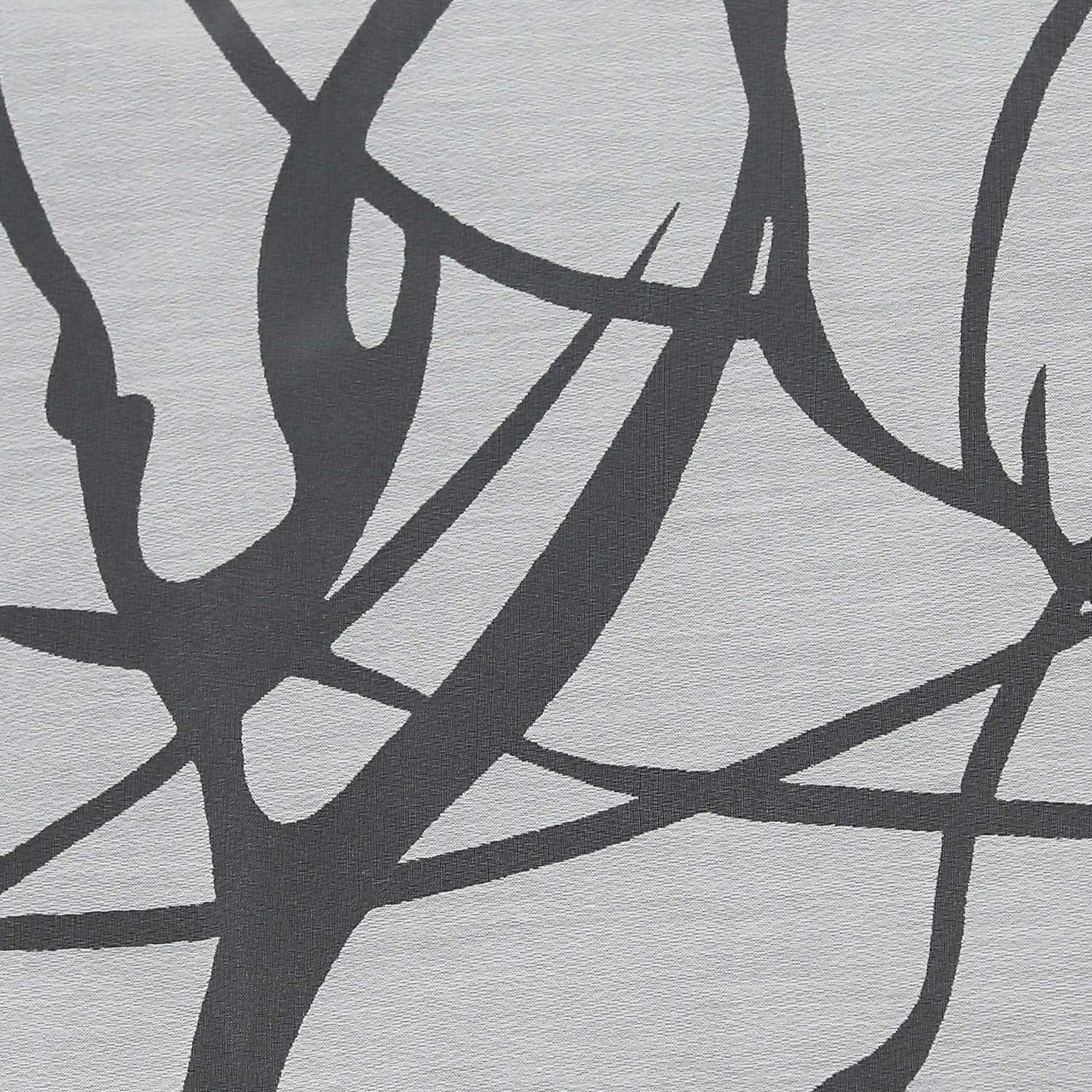 Curtain with Branch Pattern Light-Filtering Garden Style 1 Piece