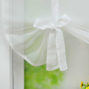 Roman Shade with Decorative Tab Tops - Gray, W x H 100 x 140cm