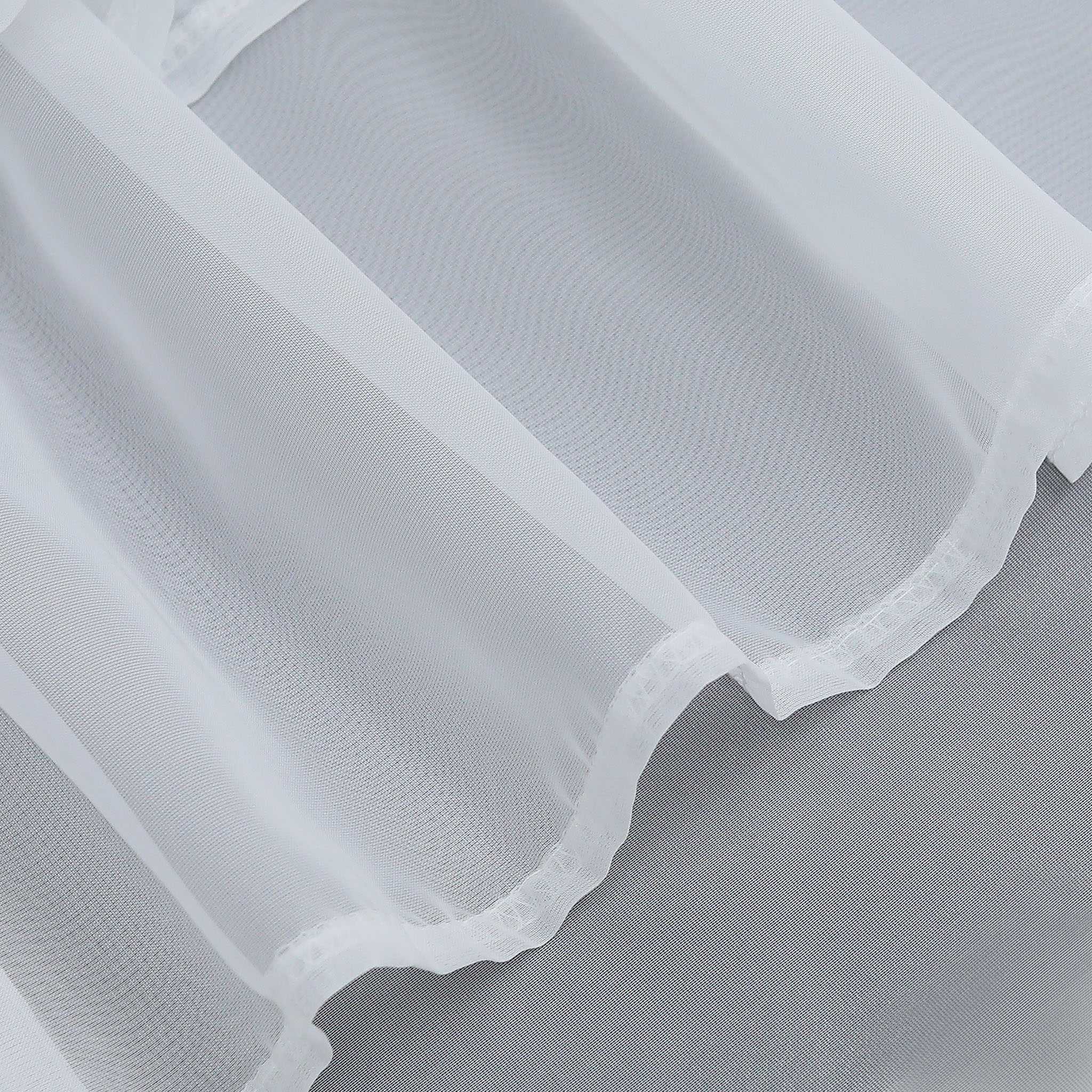 Roman Shade with Decorative Tab Tops - White, W x H 100 x 140cm