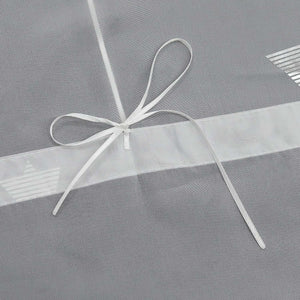 Roman Shade No-Drill with Hook Hanging Voile Grommet with Shimmer Print 1 Piece