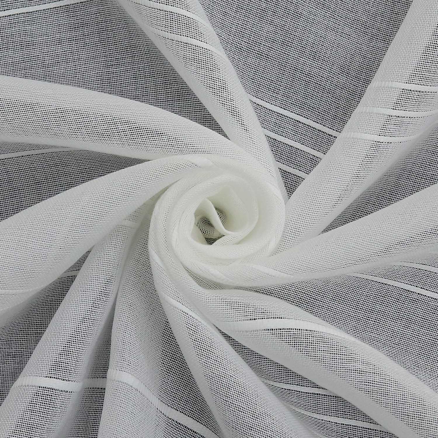 Roman Shade with U-Hooks Striped Pattern Solid Color 1 Piece - Beige, W x H 100 x 140cm