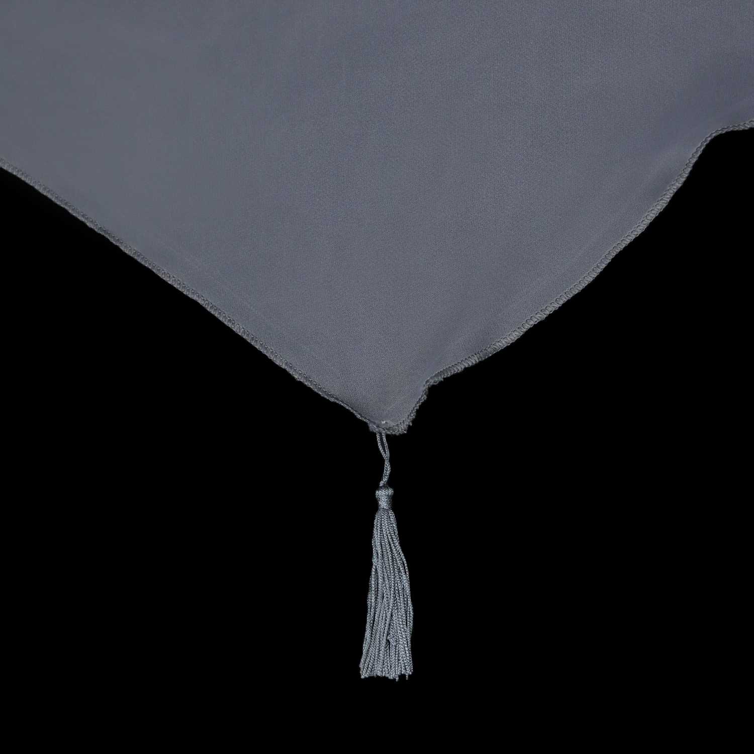 Cafe Curtain with Rod Pocket Voile with Tassel 1 Piece