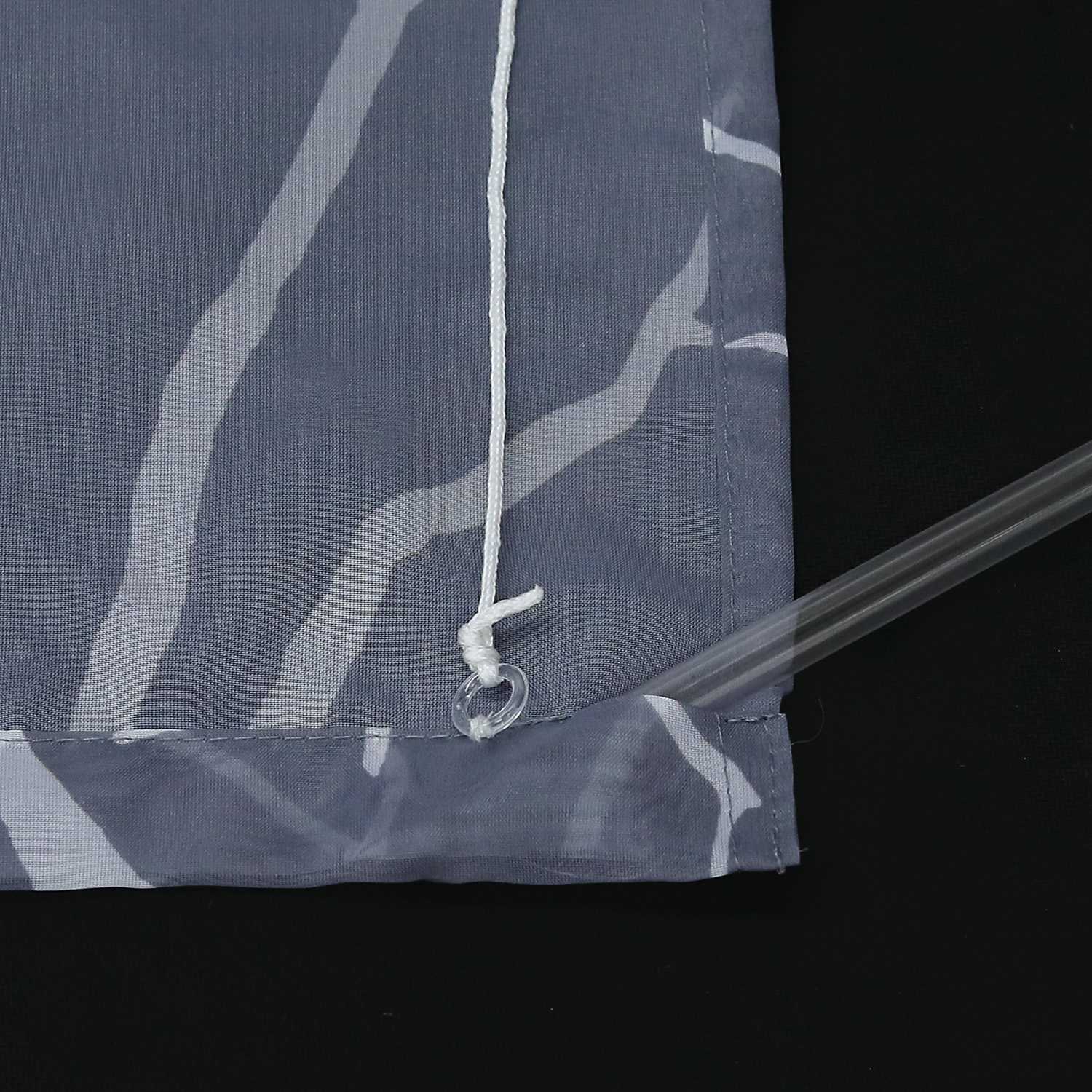 Roman Shade with U-Hooks Semi-Sheer Branch Pattern Light-Filtering 1 Piece - Sand, H x W 140 x 60cm