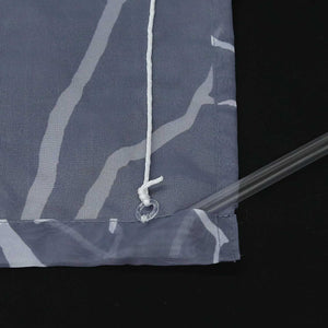 Roman Shade with U-Hooks Semi-Sheer Branch Pattern Light-Filtering 1 Piece - Sand, H x W 140 x 60cm