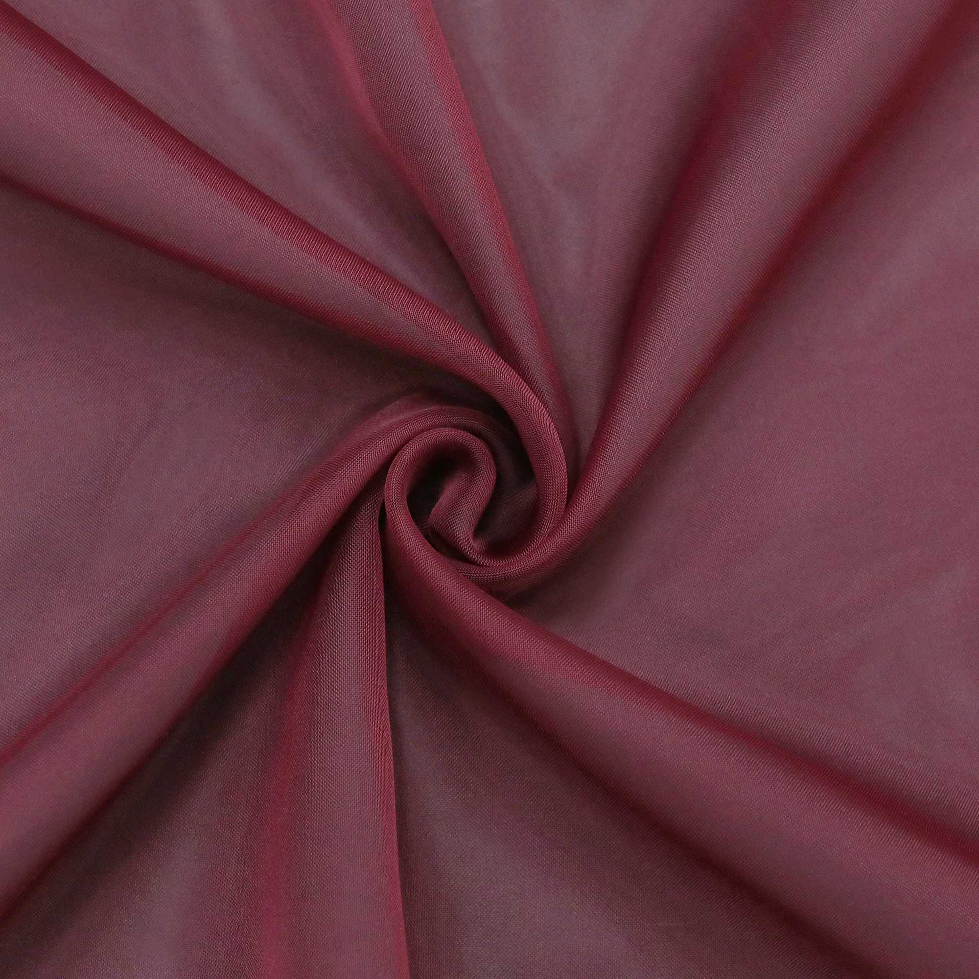 Cafe Curtain with Rod Pocket Gatherable 2 Pieces