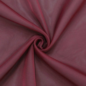 Cafe Curtain with Rod Pocket Gatherable 2 Pieces