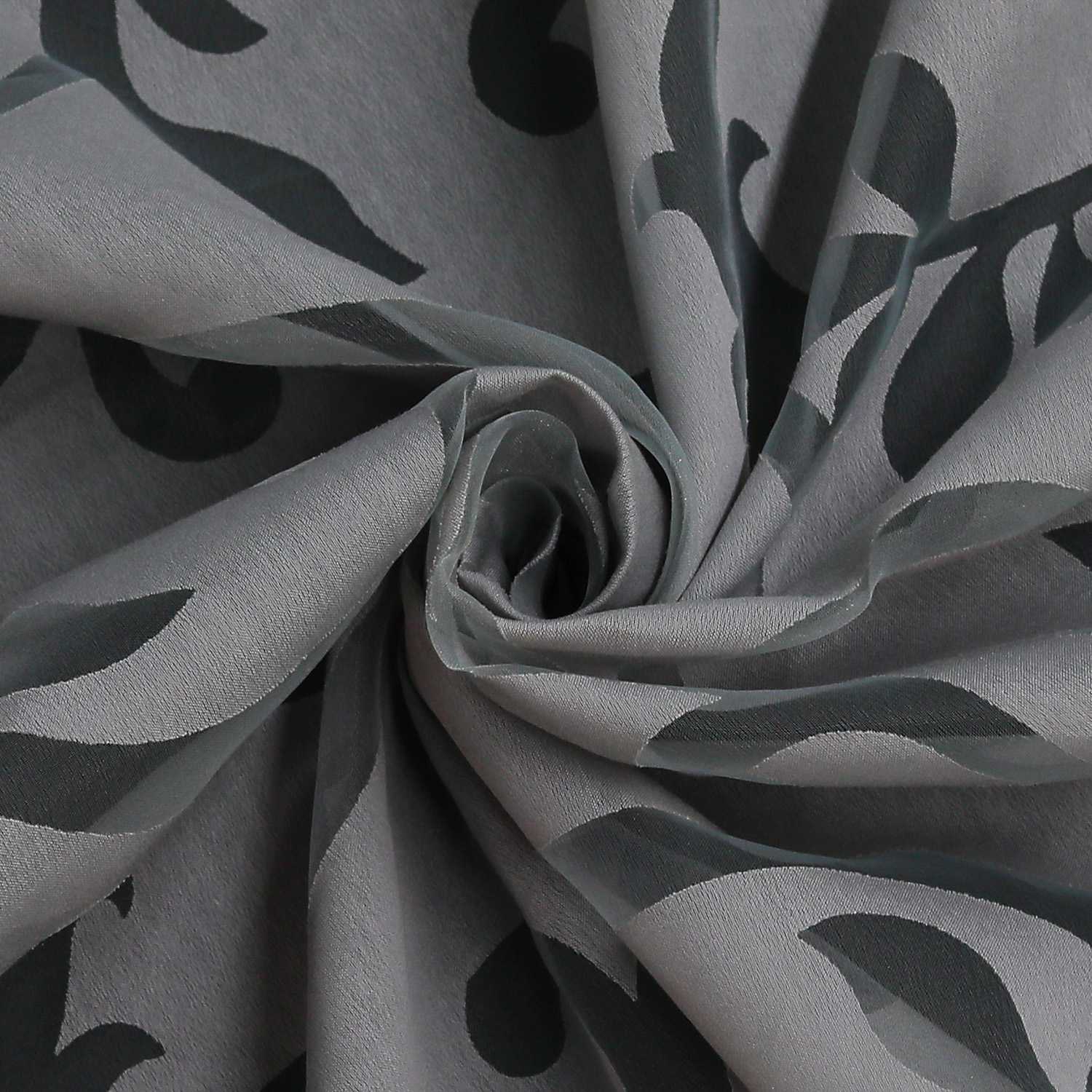 Curtain with Floral Pattern Light-Filtering Curtain Panel 1 Piece