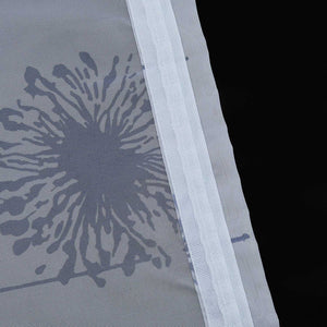 Curtain with Dandelion Pattern Light Privacy 1 Piece