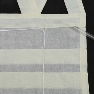 Delien Roman Shade White with V-Shaped Tab Tops Height-Adjustable