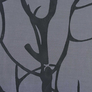 Curtain with Branch Pattern Light-Filtering Garden Style 1 Piece