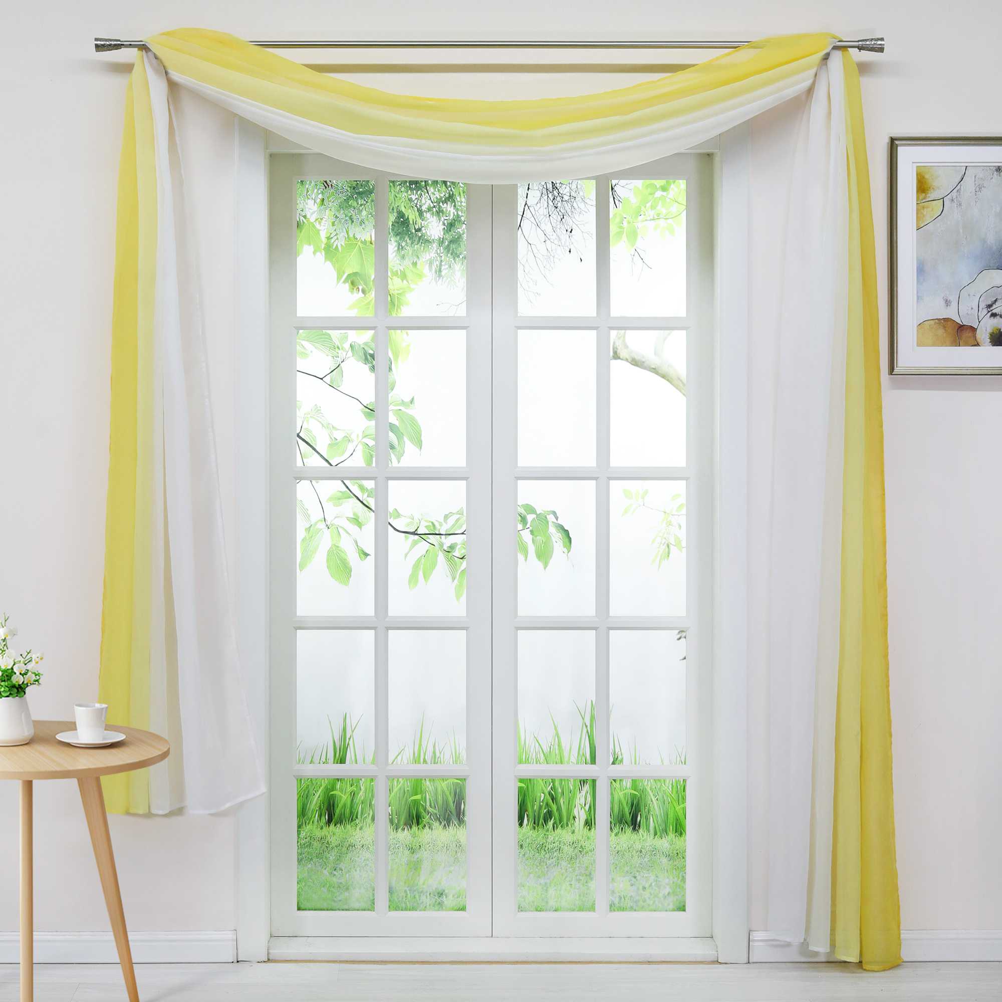 Decorative Curtain Panel with Gradient 1 Piece