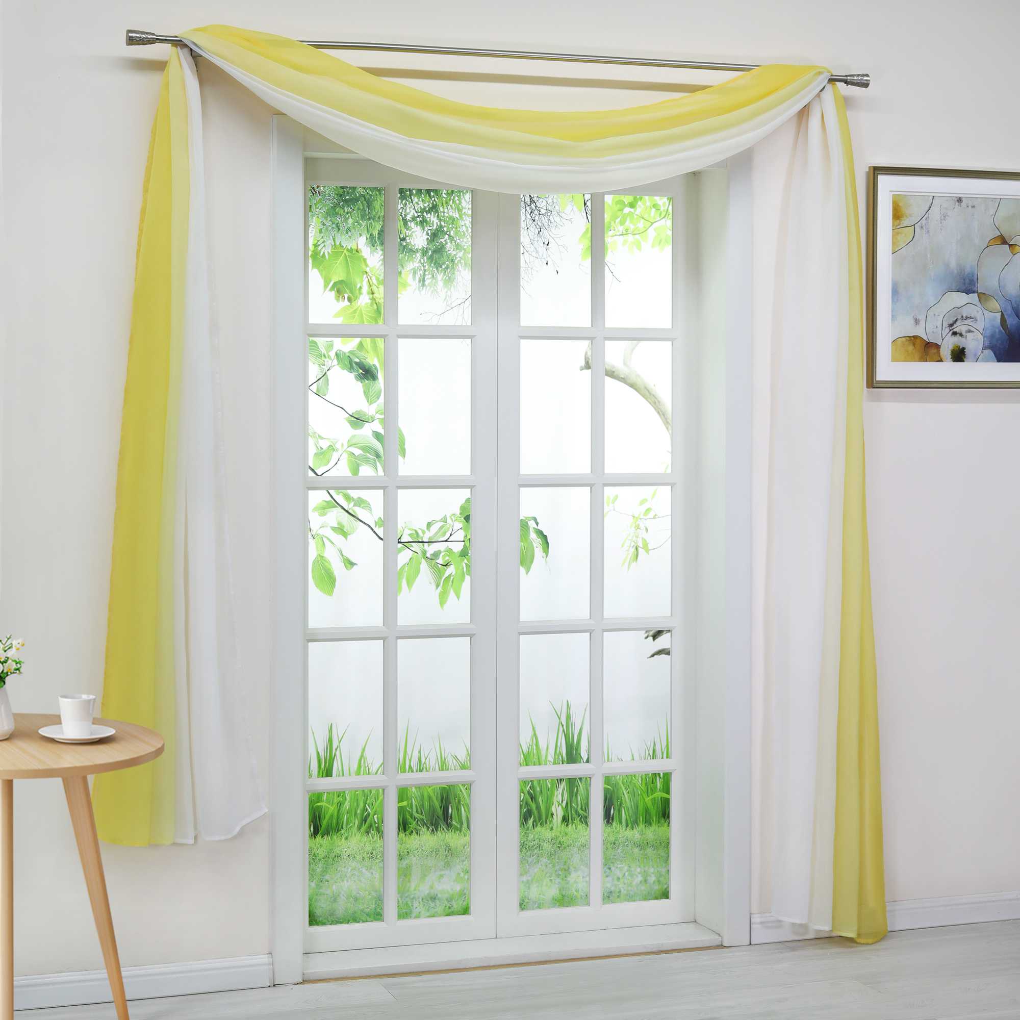Decorative Curtain Panel with Gradient 1 Piece
