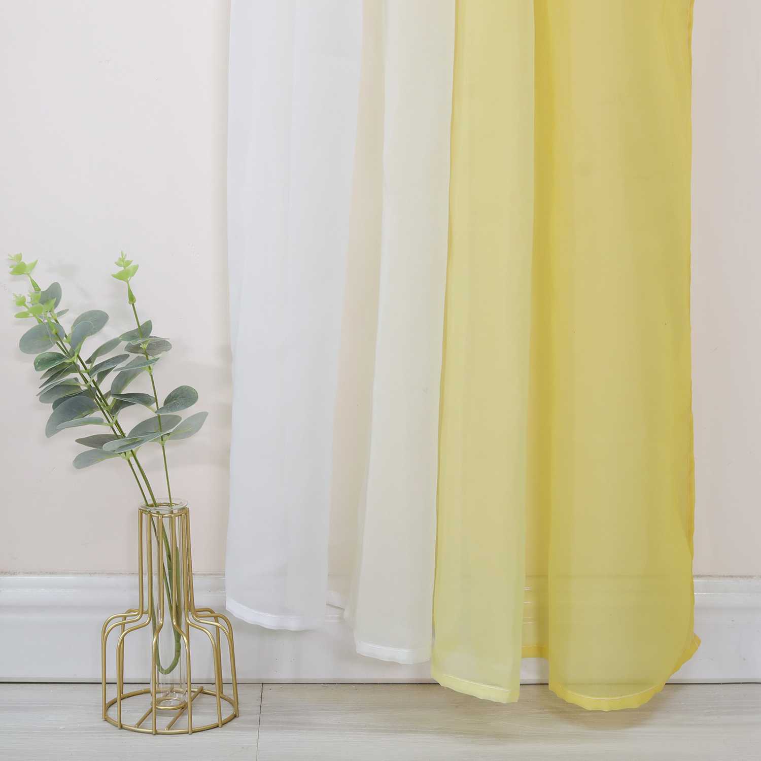 Decorative Curtain Panel with Gradient 1 Piece