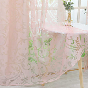 Curtains with Vine Pattern